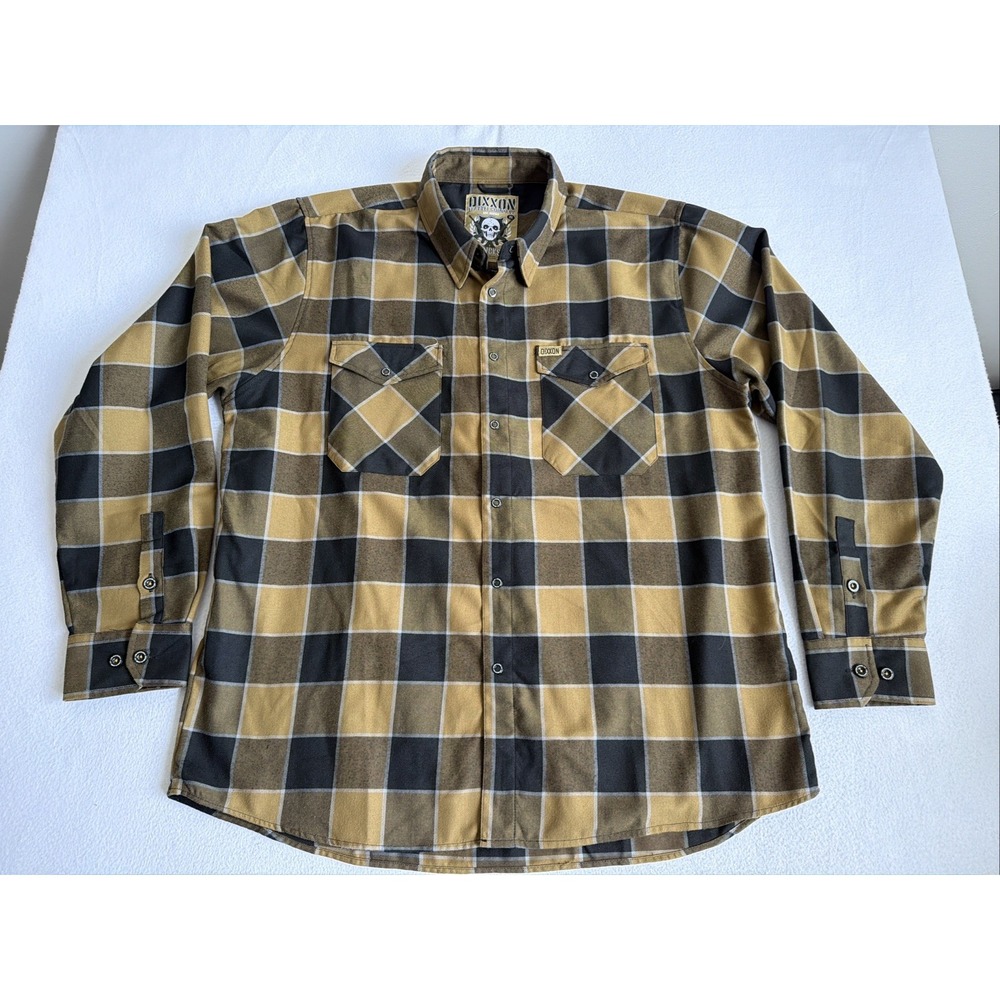 Dixxon Flannel Co Five Clicks Out Limited Plaid Shirt Mens 2XL 2nd Amendment